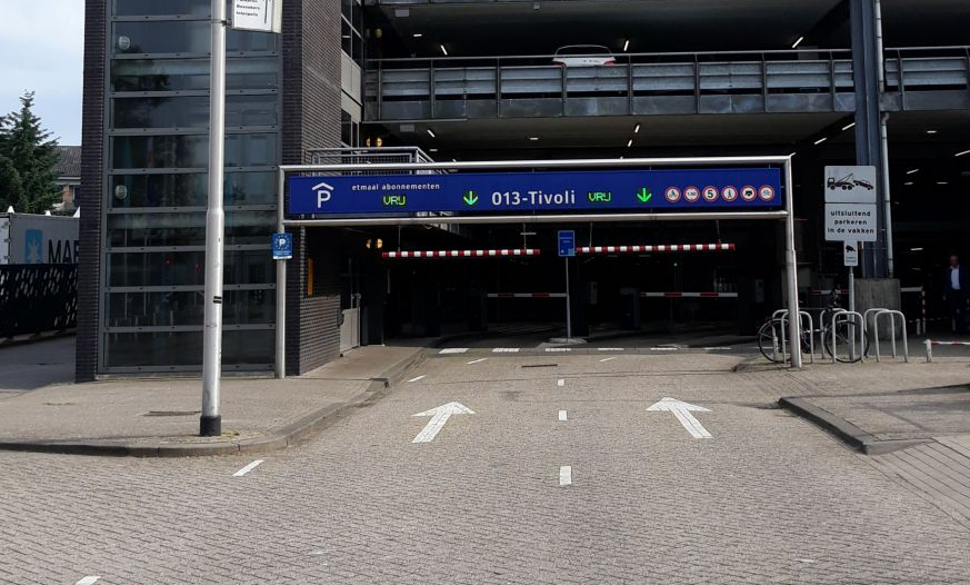 Eerste uur gratis parkeren in parkeergarages centrum Tilburg